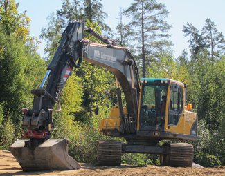 Volvo EC 160 Blc med rotortilt och scanlaser grävsystem